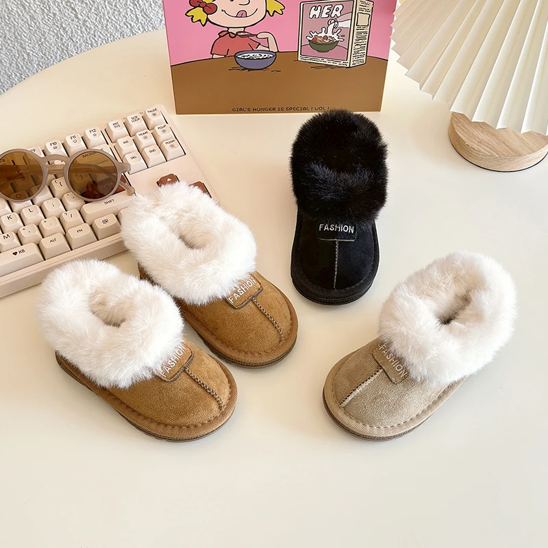 Kids Outdoor Boots - Autumn Winter Children Shoes Girls Boys