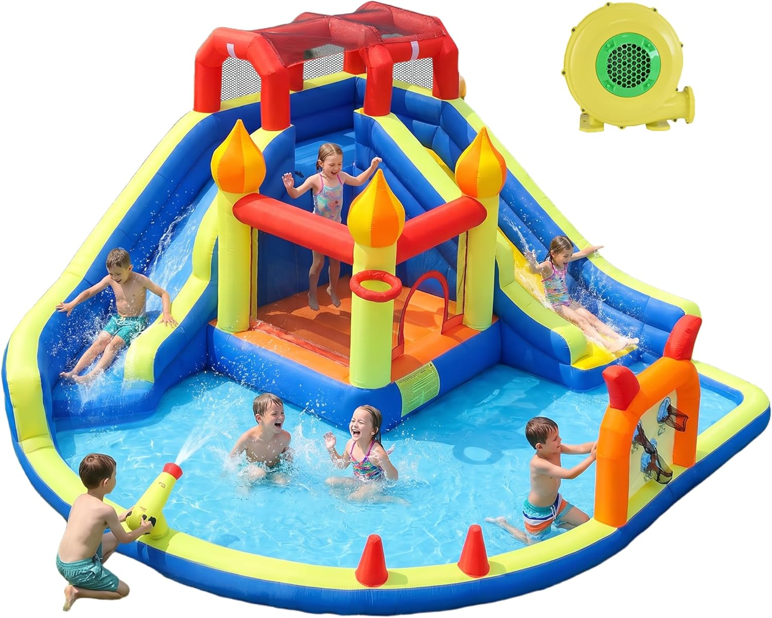 Kids Jumping Castle with Two L - Kids Outdoor Jumping 评论和价格