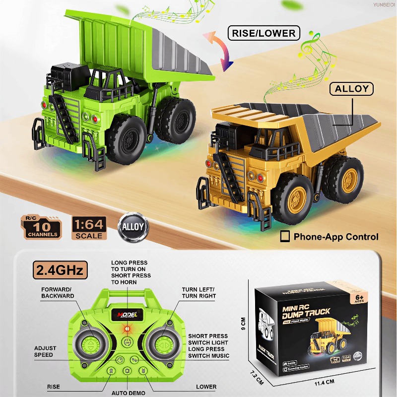 1:64 Remote Control and Alloy  - Kids Outdoor Vehicles 评论和价格