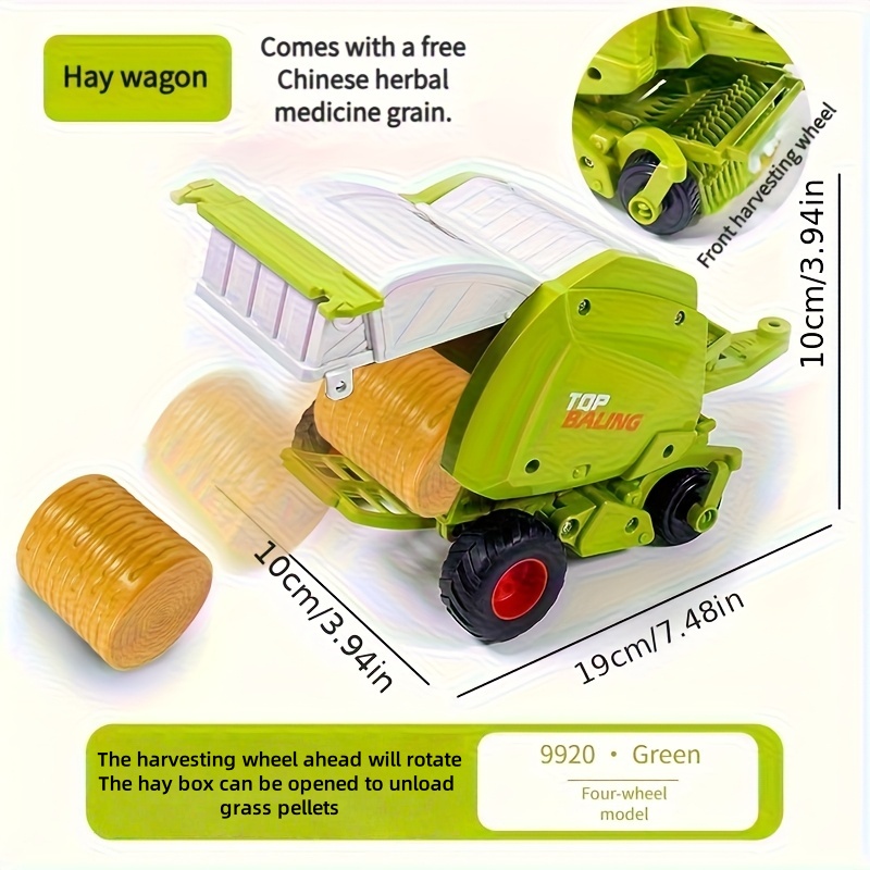 1:24 Inertial Farm Tractor wit - Kids Outdoor Gifts 评论和价格