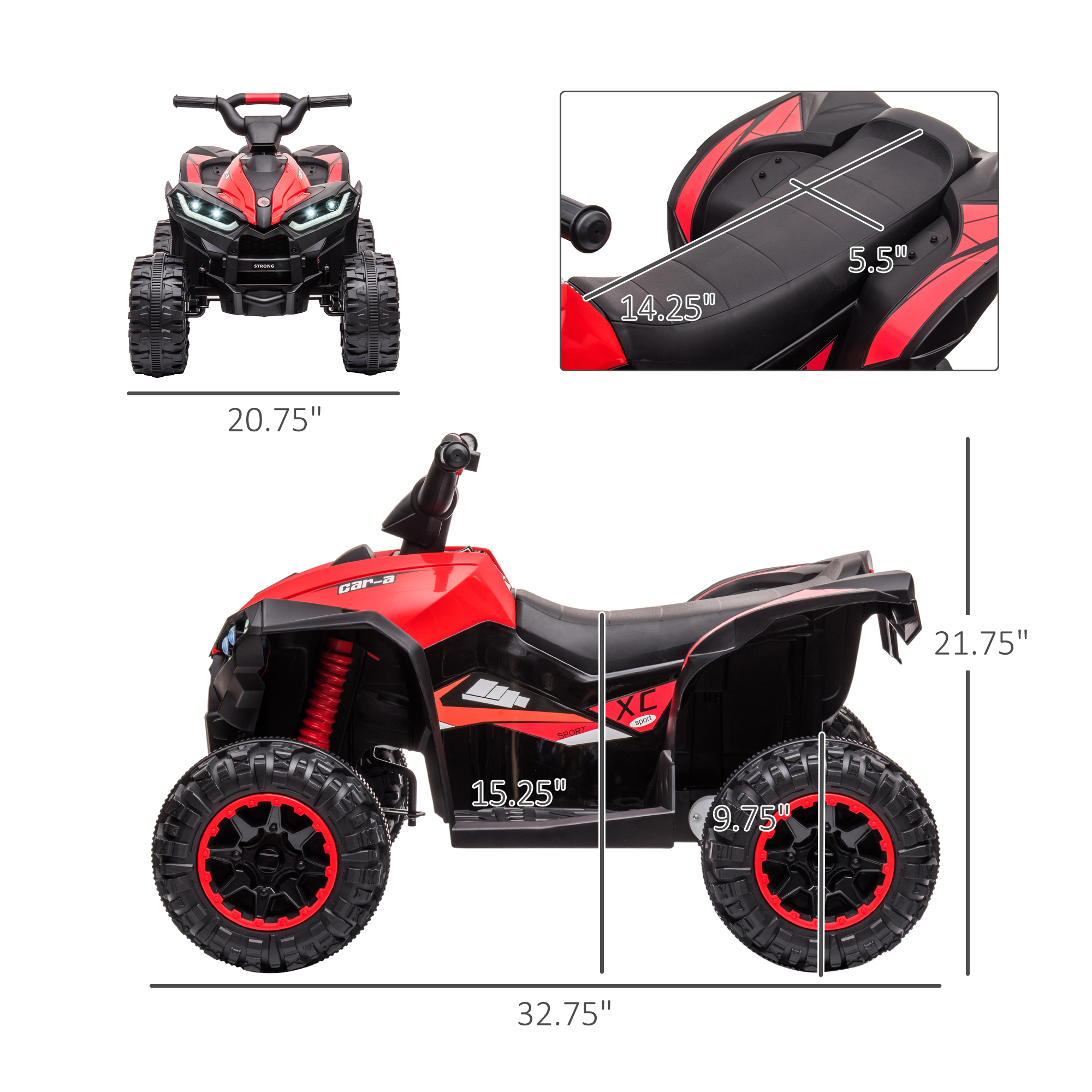 Kids Electric Ride On Toy 12V  - Kids Outdoor Ride On 评论和价格