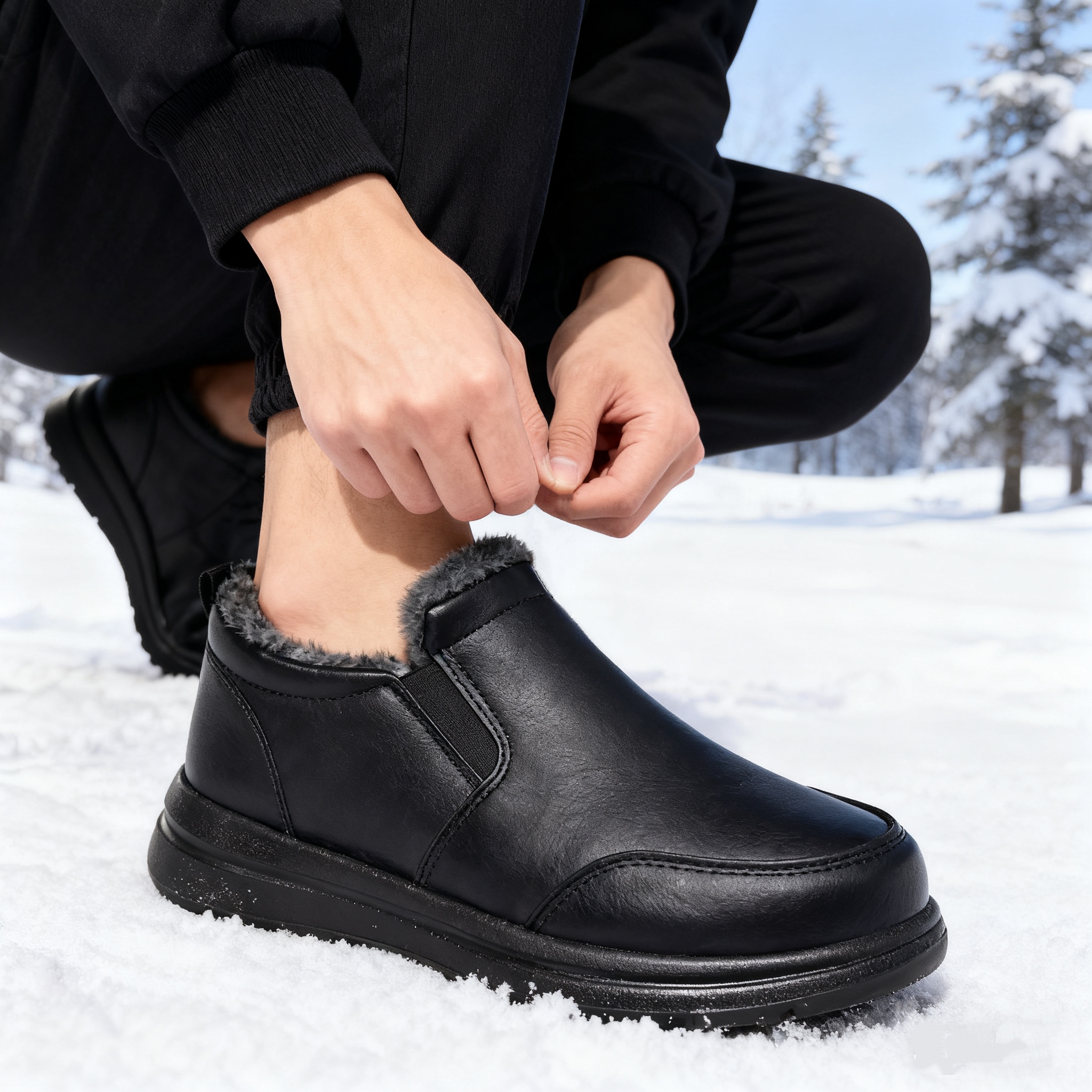 Men's Faux Fur Lined Winter An - Kids Outdoor Boots 评论和价格