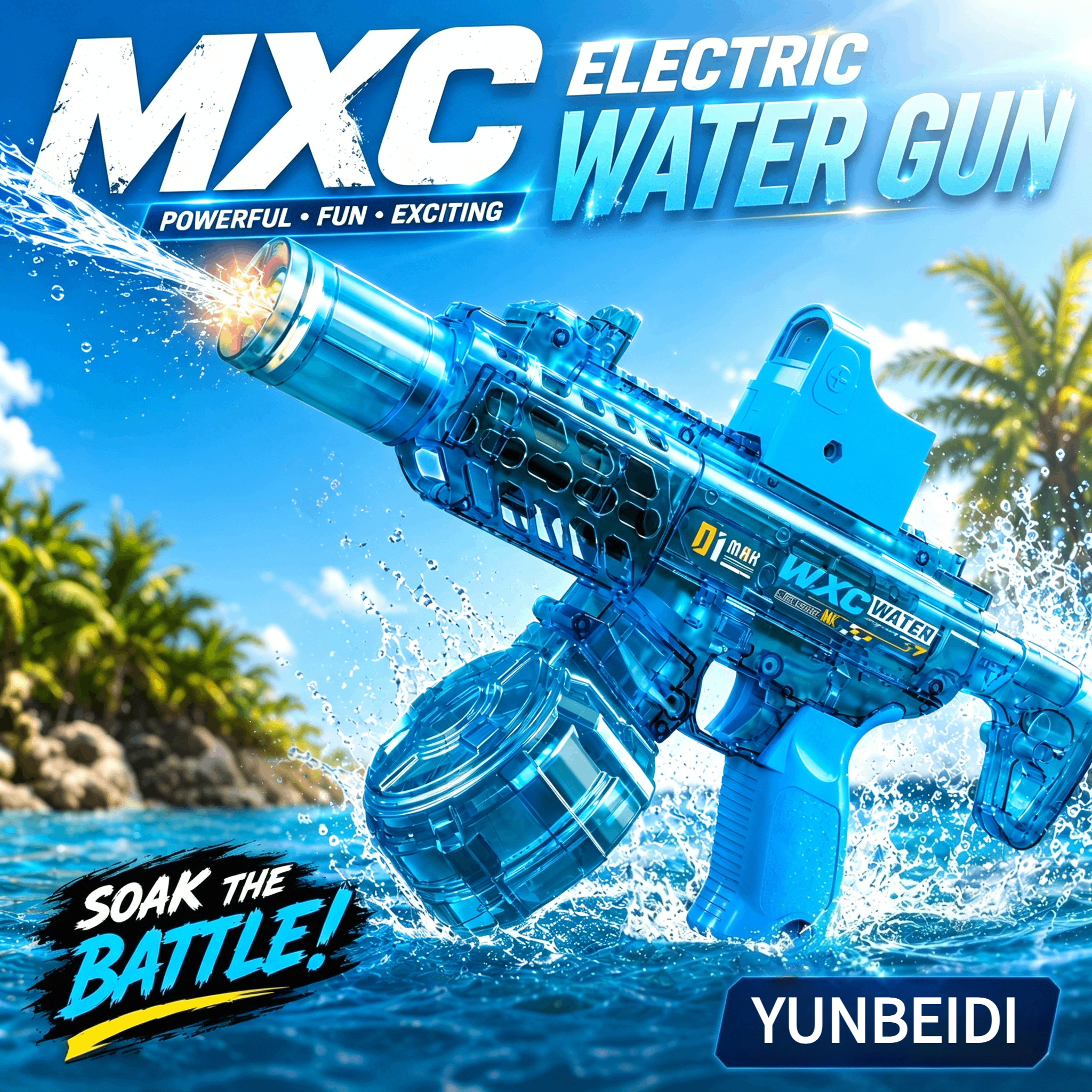 Electric Water Gun Flashing Li - Kids Outdoor Music 评论和价格
