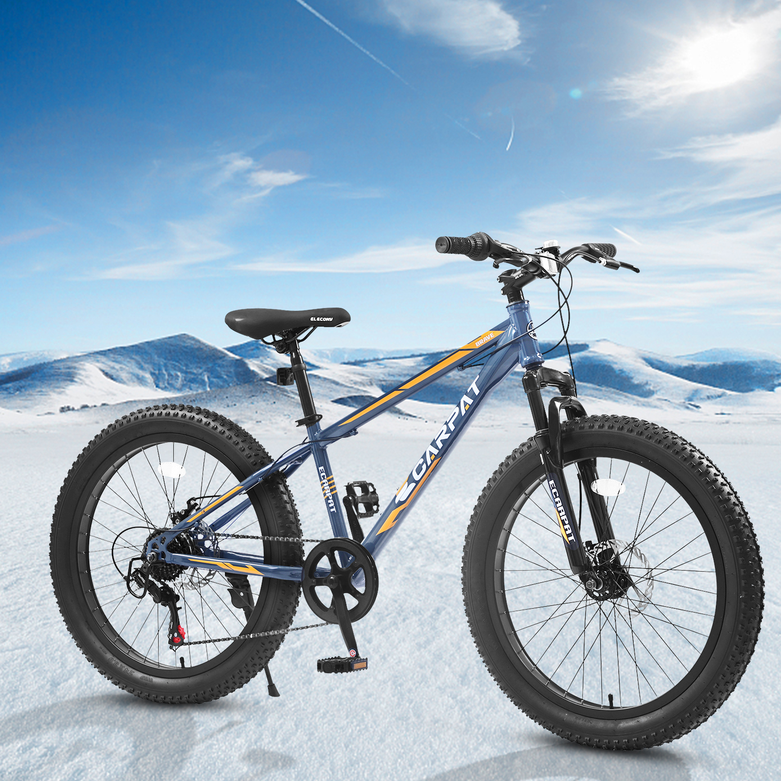 Kids Bike with 7 Speed Mountai - Kids Outdoor Ride On 评论和价格