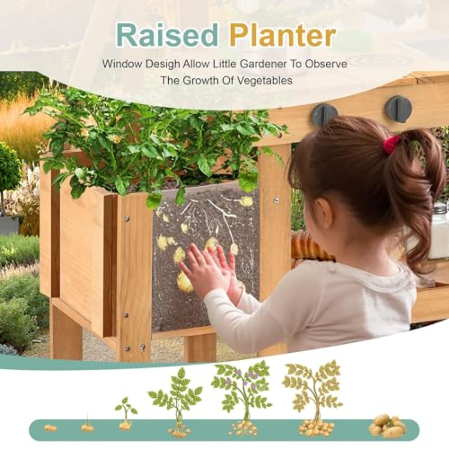 Outdoor mud kitchen for kids:  - Kids Outdoor Mud Kitchen Accessories 评论和价格
