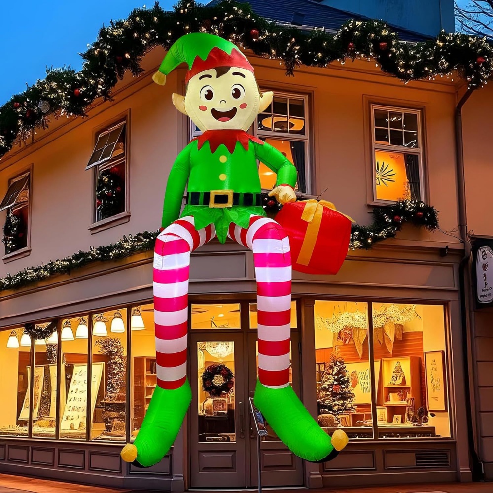8FT Christmas Inflatables Sitt - Kids Outdoor Gifts 评论和价格