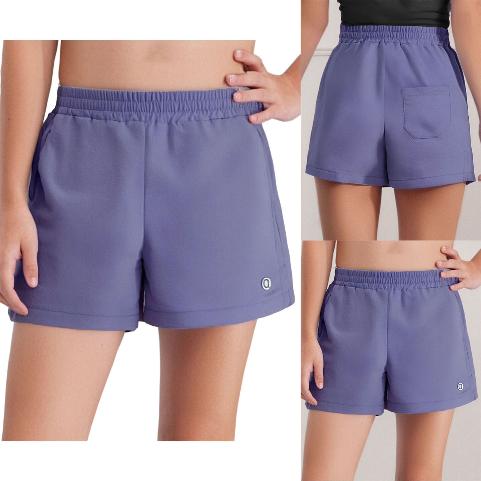 Kids Girls Stretchy Sports Sho - Kids Outdoor Yoga 评论和价格
