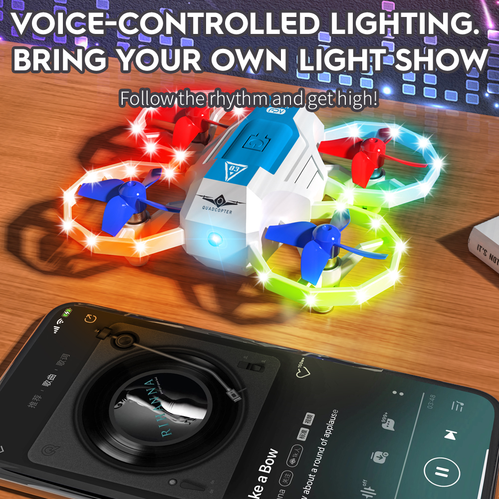 KF601 New Mini Drones With Mus - Kids Outdoor Music 评论和价格
