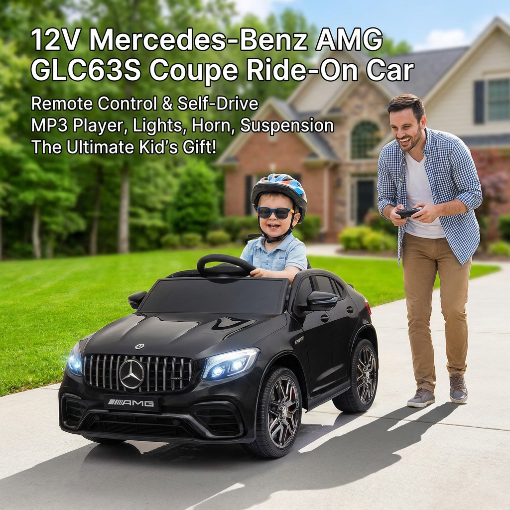 12V Kids Electric Car Mercedes - Kids Outdoor Ride On 评论和价格