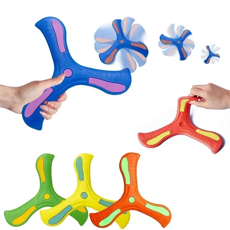 Children Boomerang Soft Three- - Kids Outdoor Gifts 评论和价格