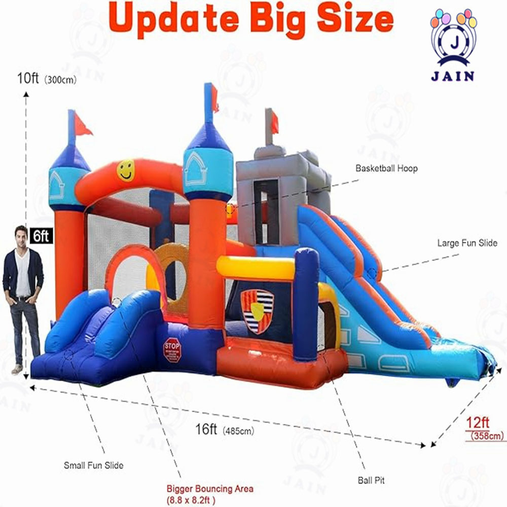Inflatable Bounce House Castle - Kids Outdoor Jumping 评论和价格